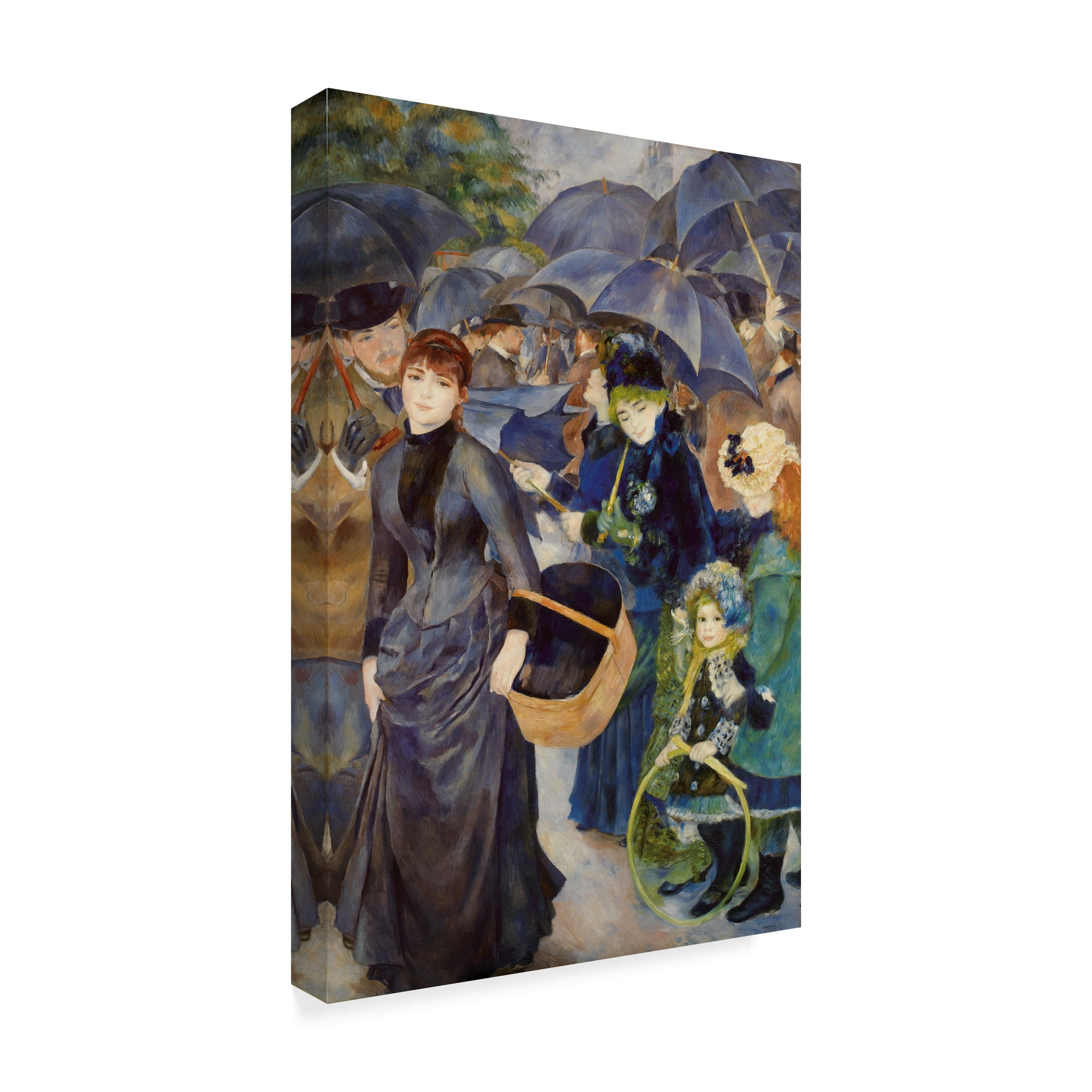 Trademark Fine Art 'The Umbrellas' Canvas Art by Masters Collection