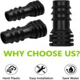 thumbnail image 4 of SUGARMOM 13 Pcs Drip Irrigation Fittings End Cap 1/2 Inch  In-Line Barbed Plug End Connector For 1/2 Inch Drip Tubing 13mm ID Drip Line End Parts For Garden Irrigation Systems, 4 of 5