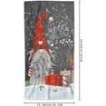 thumbnail image 3 of AOYEGO Christmas Gnome Hand Towels Winter Scandinavian Dwarf Tomte Let It Snow Gift Towel Highly Absorbent Soft Towel Kitchen Bath Decor for Women Men 15x30 Inch, 3 of 11