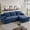 Blue, variant on 96''Sectional Couches for Living Room Modern Modular Sectional Sofa Upholstered Boneless Couch Comfy Cloud Couch with Chaise 2Pillows(Green, 96''W Left Facing Chaise)
