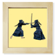 thumbnail image 1 of Wu - Chae real Kendo Japón Pantalla de escritorio de pared de fotograma cuadrado, 1 of 4