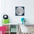 thumbnail image 2 of Love You To Moon Lunar Night Sky Constellations Typography Gallery-Wrapped Canvas Print Wall Art, 17x17, 2 of 6