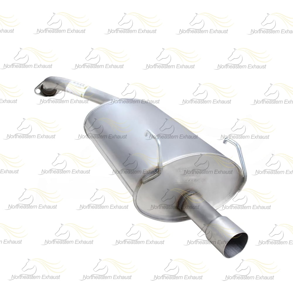 Northeastern Exhaust Resonator Pipe & Muffler Fits 2002-2004 Honda CR-V 2.4L - Direct Fit | Stainless Steel System Kit