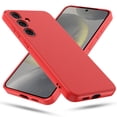 thumbnail image 4 of Elegant Choise Case for Samsung Galaxy S24 Ultra/S24 Plus/S24 Liquid Silicone Protective Phone Cover, Red, 4 of 16