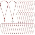 thumbnail image 1 of Collar de cordón encerado, 36 piezas, ajustable, con anilla de metal para colgantes y bisutería., 1 of 9