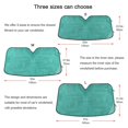 thumbnail image 6 of Iauyy Foldable Windshield Sun Shade for Cars, Interior Sun Protection for car UV Protection for Sedan/SUV/Truck, (S/M/L) Weaving Lines, 6 of 8