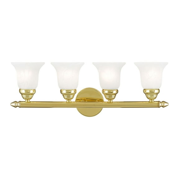 Livex Lighting - Neptune - 4 Light Bath Vanity in Traditional Style - 24 Inches