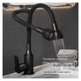 thumbnail image 4 of Kitchen Faucet Stainless Steel Flexible Spout Kitchen Sink Faucet, Hot Cold Water Sink Mixer Tap 360 Degree Rotate Crane ,Easy to Install, 4 of 7