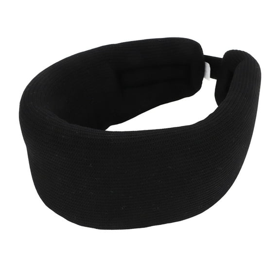 Falleo Clearance Adjustable Neck Brace Soft Neck Support Foam Cervical Collar for Neck Pain Spine Pressure for Home Black M