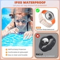 thumbnail image 3 of YUNOVA AirTag Wristband for Kids, IPX8 Waterproof Silicone Strap with Magnetic Clasp, Adjustable Hidden Holder Compatible with Apple AirTag Tracker for Child Teen Swimming, 3 of 7