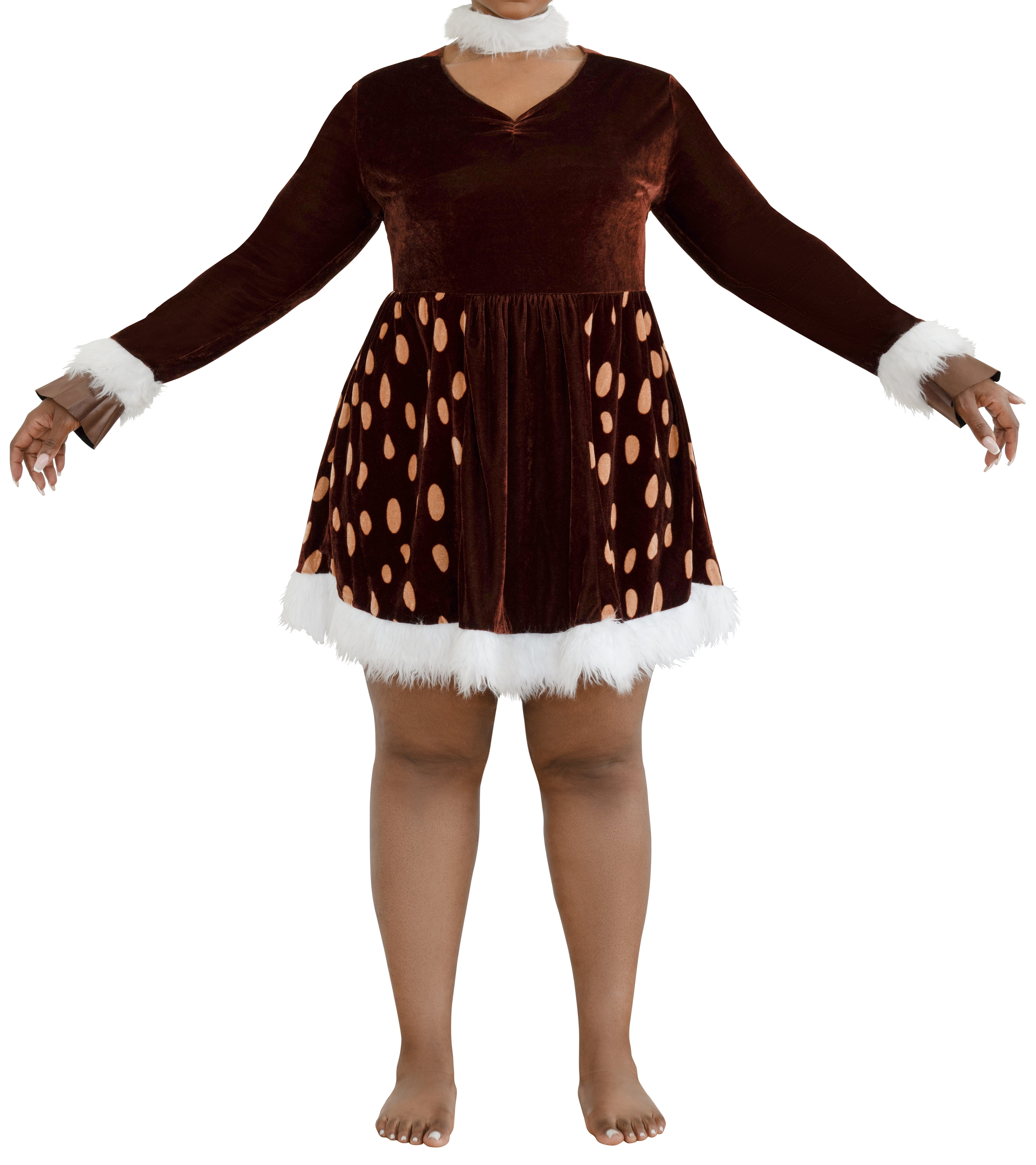 Deer Me! Halloween Costume for Adults, Women's Size XL (16/18), by Way to Celebrate