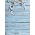 thumbnail image 2 of ABPHOTO Polyester 5x7ft Photography Backdrops Painted Wreathered Stripe Wood Floor Cherry Blossom Branch Seamless Newborn Baby Toddlers Portraits Background Photo Studio Props, 2 of 3