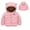 Pink, variant on BRGZLK Boys Girls Winter Outerwear Coats, Baby Cute Solid Color Full-Zip Fleece Padded Lightweight Warm Winter Quilted Hooded Coat Black 7-8 Years