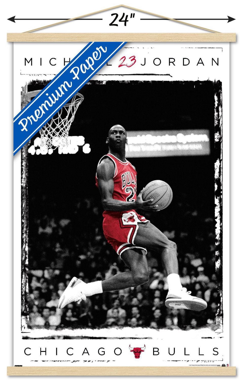 Michael Jordan - Dunk Wall Poster