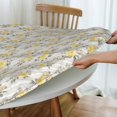 thumbnail image 4 of Round Fitted Tablecloth 44 Inch, French Farmhouse Floral Stripes Table Cloth Round Cover Spillproof Soil Resistant Table Cloth Cover Dining Table Tablecloths for Dining, Party, Buffet, Wedding, 4 of 8