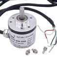 thumbnail image 2 of Encodeur Rotatif Taiss/Incremental DC 5-24v Alimentation Grand Tension Arbre 6mm Encodeur Optique AB 2 Phases Quadrature 600P/R, 2 of 4