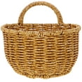 thumbnail image 1 of Milisten Hand Woven Storage Basket Household Sundries Container Imitation Rattan Storage Holder, 1 of 6
