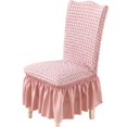 thumbnail image 3 of SDNall Bubble plaid Stretch Dining Chair Covers Slipcovers Thick With Chair Cover Skirt, 3 of 9