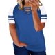 thumbnail image 2 of Camiseta tipo túnica Happy Sailed Summer a rayas con cuello en V para mujer, 2 of 5