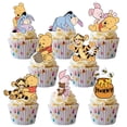 thumbnail image 1 of 48 toppers para cupcakes CORODER con diseño de osito para fiesta, 1 of 5