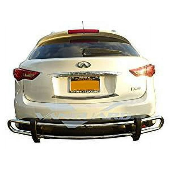 VGRBG-0472BK Black Double Tube Style Rear Bumper Guard