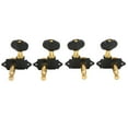 thumbnail image 4 of Ukulele Tuning Pegs, High Stability Black And Gold Left Right Guitar Tuning Knobs Easy To Install Sturdy  For 4 String Guitars, 4 of 8