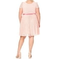 thumbnail image 3 of Women's Floral Lace Dress Short Sleeve Party Dress, 3 of 5