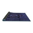 thumbnail image 2 of Ahgly Company Indoor Rectangle Persian Blue Traditional Area Rugs, 2' x 5', 2 of 4
