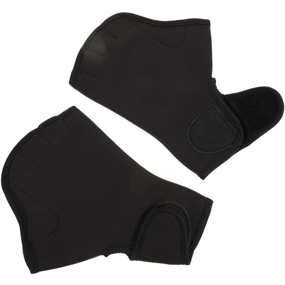 Raindrops Diving Gloves Women Nylon Black 1 Pair 9.1x6.7in