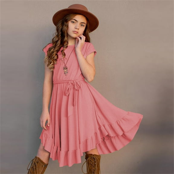 Girls Holiday Dresses Tutu Birthday Dress Kids Girl Dresses Size 9-10 Years