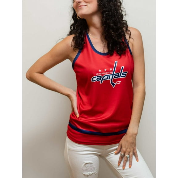 Washington Capitals Women's Racerback Hockey Tank