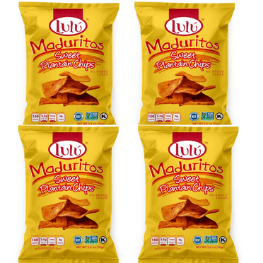 LULU Plantain Chips | Sweet Plantain Chips | Maduritos | Gluten Free Chips