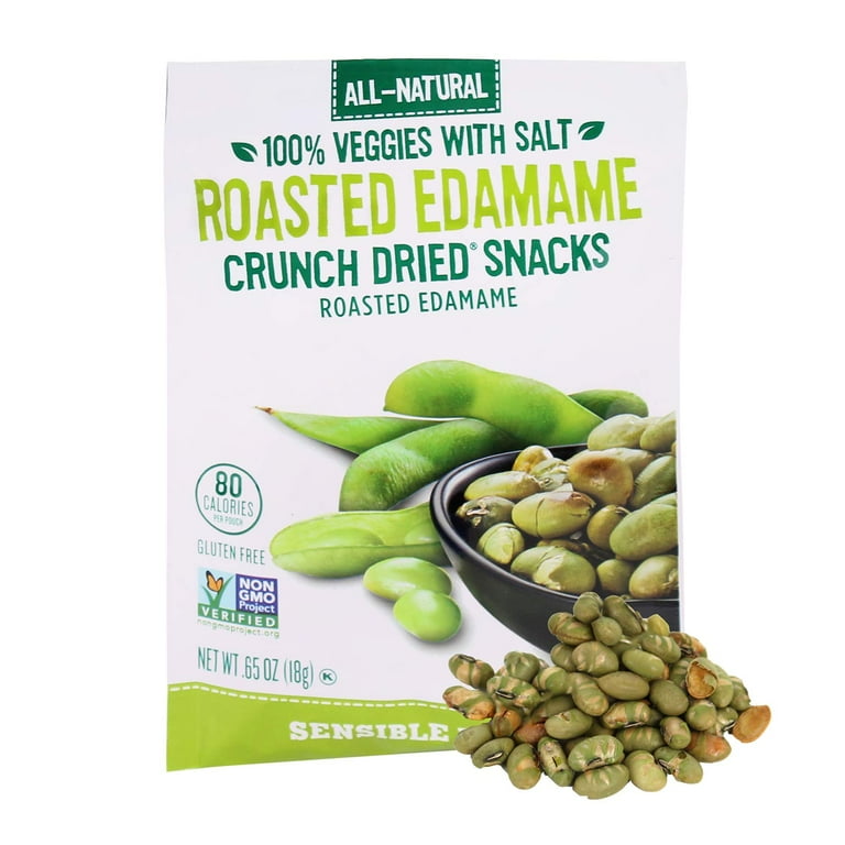 Crunchy Roasted Edamame Beans Variety Pack(BUFFALO/SALT), 43 OFF