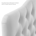 thumbnail image 5 of Annabel Full Diamond Tufted Performance Velvet Headboard in White, 5 of 7