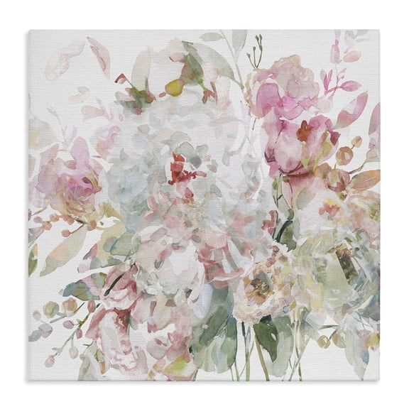 Stupell Industries Romantic Pastel Blossoms Canvas Wall Art, design by Carol Robinson