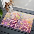 thumbnail image 3 of 2x3 Ft Entryway Area Rug, Spring Floral Kitchen Rug Runner Washable Floor Mat, Modern Oil Painted Daisy Botanical Elegant Non Slip Indoor Door Mat Throw Carpet for Bathroom Living Room Bedroom, 3 of 8