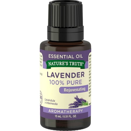 Nature's Truth Aromatherapy Lavender 100% Pure Essential Oil, .51 fl (Best Essential Oils For Aromatherapy)