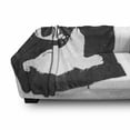 thumbnail image 3 of Yoga Soft Flannel Fleece Throw Blanket, Polar Bear Saying I Love Yoga Grunge Wildlife Illustration, Cozy Plush for Indoor and Outdoor Use, 50" x 70", Charcoal Grey White, by Ambesonne, 3 of 6