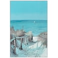 thumbnail image 2 of Blue Ocean Floater Framed Painting Print on Canvas, 2 of 6