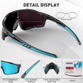 thumbnail image 4 of Gafas de ciclismo KAPVOE polarizadas con protección UV400 para hombres y mujeres, 4 of 6