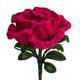 thumbnail image 3 of Ramo de flores artificiales con forma de palo retorcido, paquete de material para hacer uno mismo. Rosa roja, 3 of 9