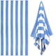 thumbnail image 1 of Toalla de playa HENBAY de microfibra de gran tamaño 90x180 cm azul, 1 of 6