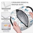 thumbnail image 3 of Easygdp Scarf Bear Large Insulated Lunch Bag，Aluminum Lining, Spacious Design, Leakproof, Ideal for Work, Picnics, Travel, and Outdoor Activities-One Size, 3 of 6