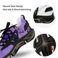 thumbnail image 7 of Purple Butterfly Walking Shoes for Men Woman Lightweight Tennis Fashion Elastic Sports Shoes Cushion Basketball Shoes, 7 of 7