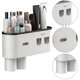 thumbnail image 5 of Soporte para cepillos de dientes para el hogar Estante de almacenamiento de cosméticos que ahorra espacio para almacenamiento en el hogar FLhrweasw Nuevo, 5 of 6