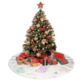 thumbnail image 4 of XMXY Halloween Christmas Tree Skirt, Cartoon Cute Butterfly Holiday Party Indoor Decorations Ornaments, 30 Inch, 4 of 5