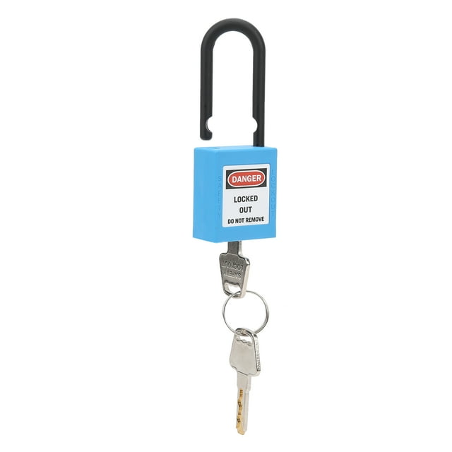 Lockout Tagout Lock, Insulation Engineering For Construction Sites For Mechanical Equipment Blue,Black