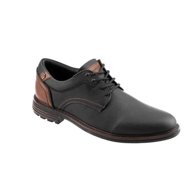 Zapatos Hombre Vestir Custom Style 6213 Casuales Cómodos negro
