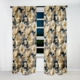 thumbnail image 4 of Designart "Luminous Lace Floral Design IV" Floral Room Darkening Curtain Single Panel, 4 of 6