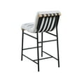 thumbnail image 7 of Meridian Furniture Burke Cream Boucle Fabric Counter Stool, 7 of 7
